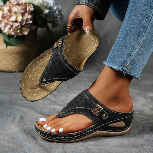 Women's Wedge Sandals | Adjustable Comfort Fit
