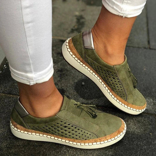 Women's Summer Sneakers | Perforated Slip-On Loafer