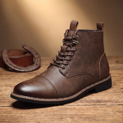 Men's Ankle Work Boots | Lace Up Support & Durability 4