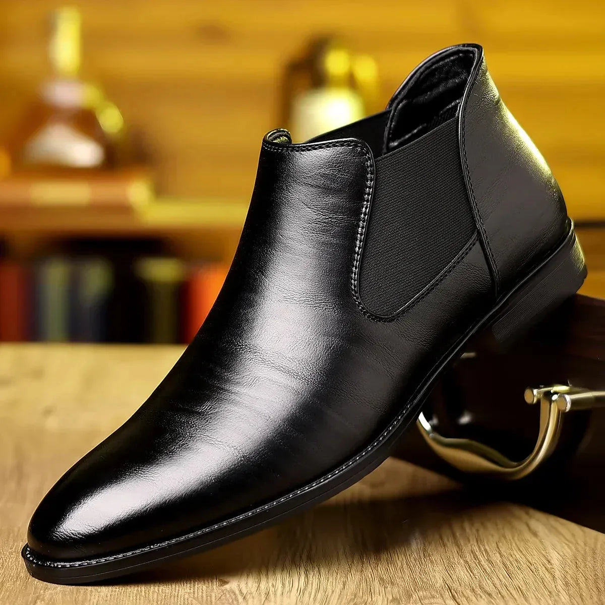 Men's Ankle Work Boots | Low Heel & Durable Support 3
