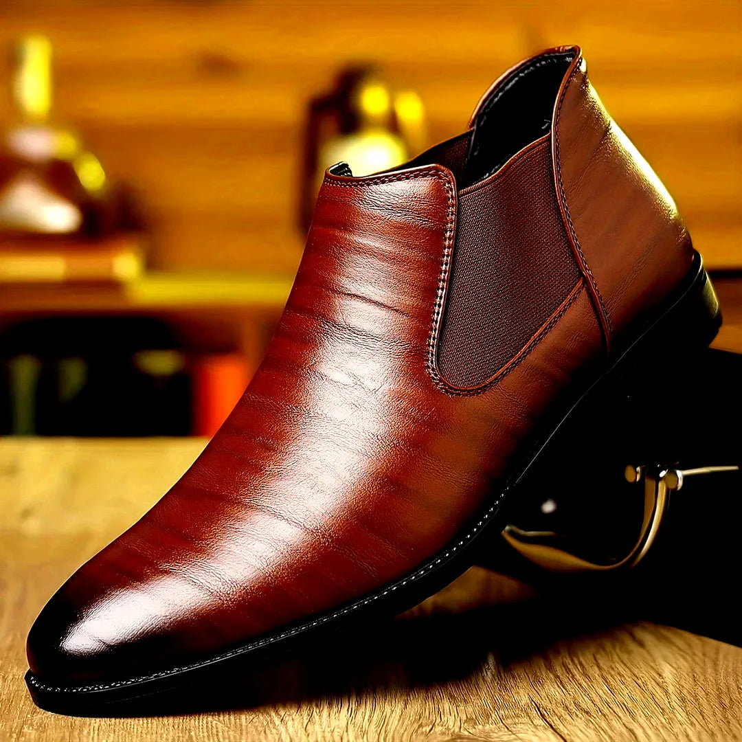 Men's Ankle Work Boots | Low Heel & Durable Support 1