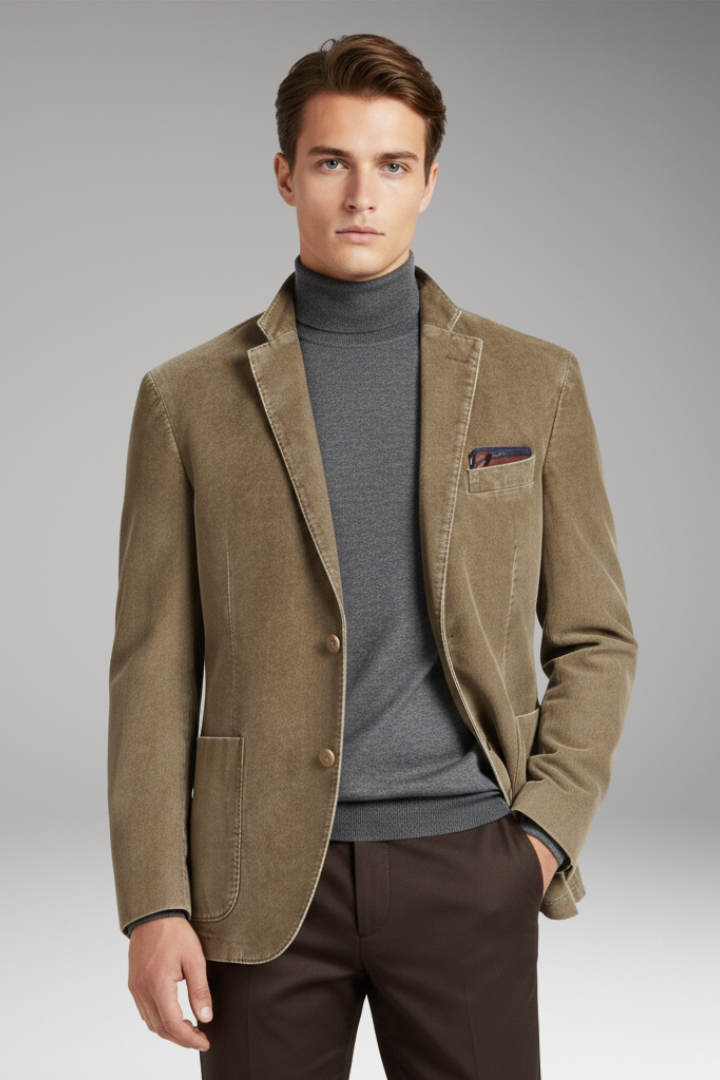 Men's Blazer | Notched Lapel & Structured Fit 2