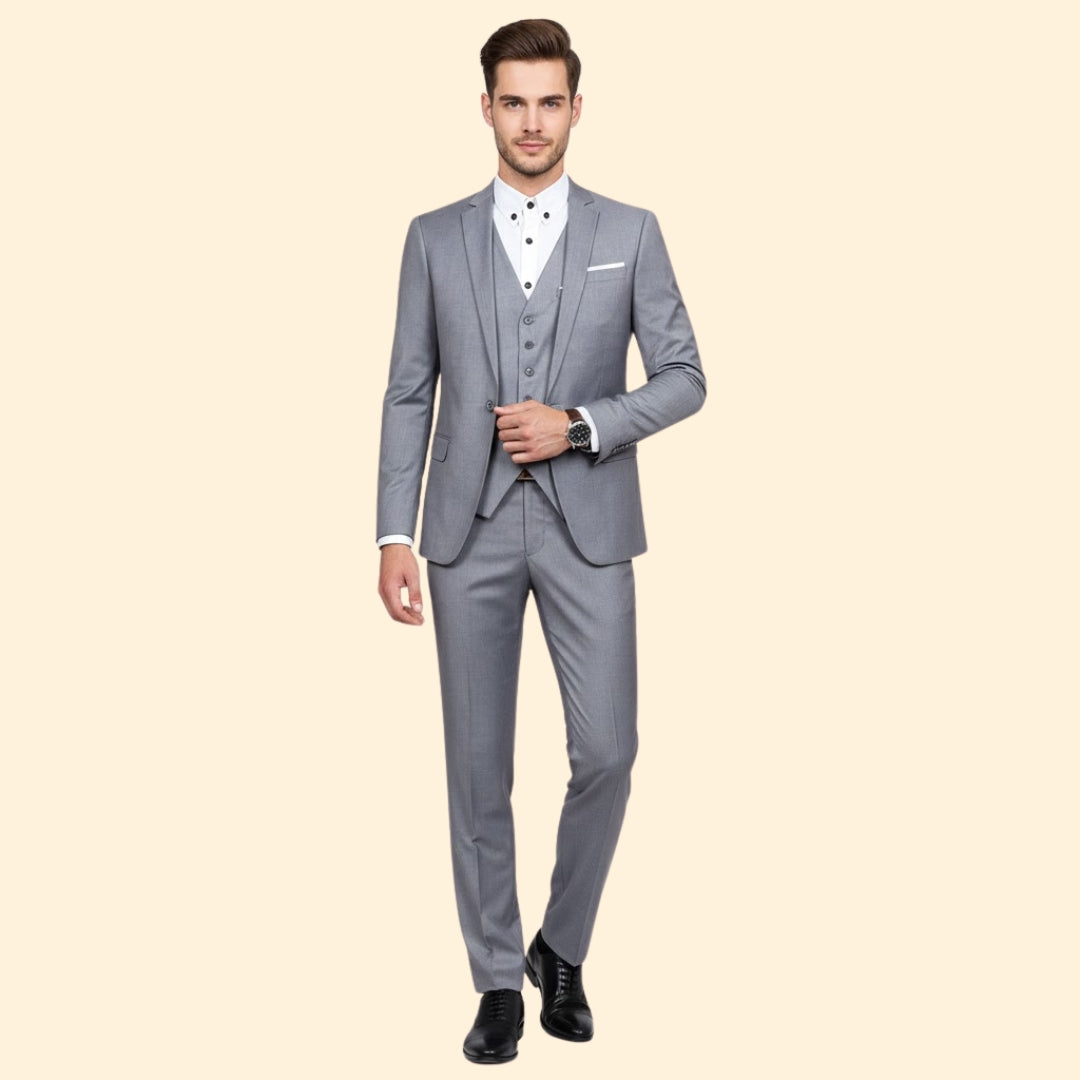 Men's Three-Piece Suit | Tailored Fit & Breathable 2