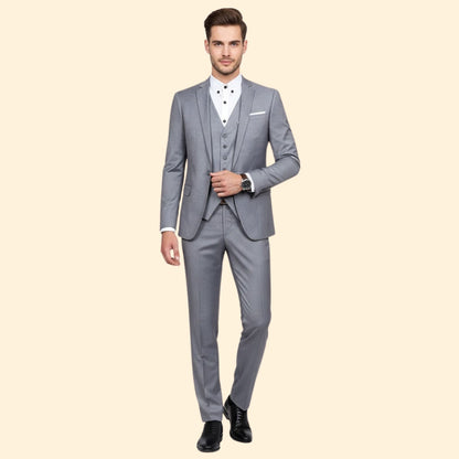 Men's Three-Piece Suit | Tailored Fit & Breathable 2
