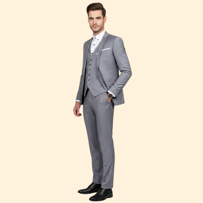 Men's Three-Piece Suit | Tailored Fit & Breathable 4