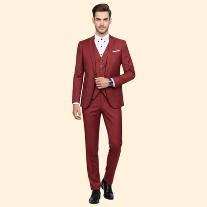 Men's Three-Piece Suit | Tailored Fit & Breathable 7