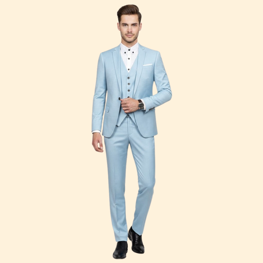 Men's Three-Piece Suit | Tailored Fit & Breathable 9