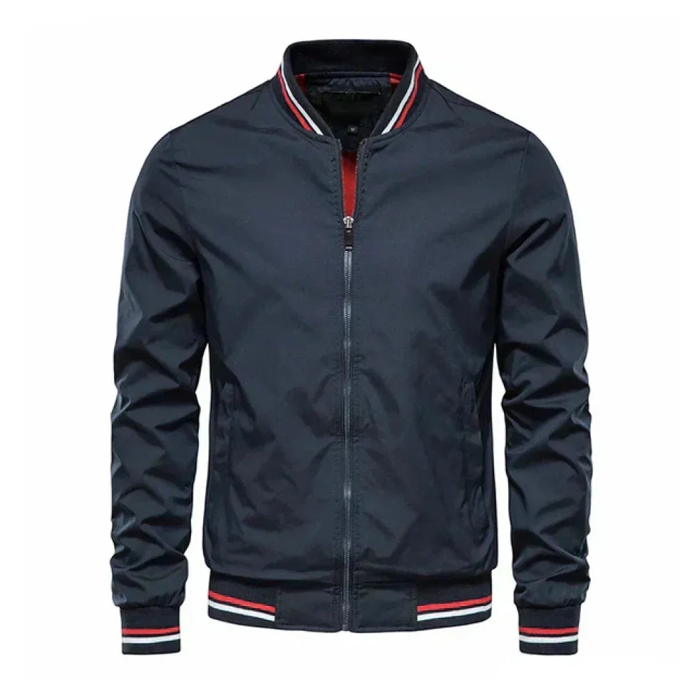 Men's Bomber Jacket | Lightweight & Zip Closure | Casual & Evening Wear | Voxeya 0