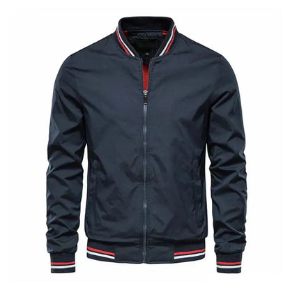 Men's Bomber Jacket | Lightweight & Zip Closure | Casual & Evening Wear | Voxeya 0