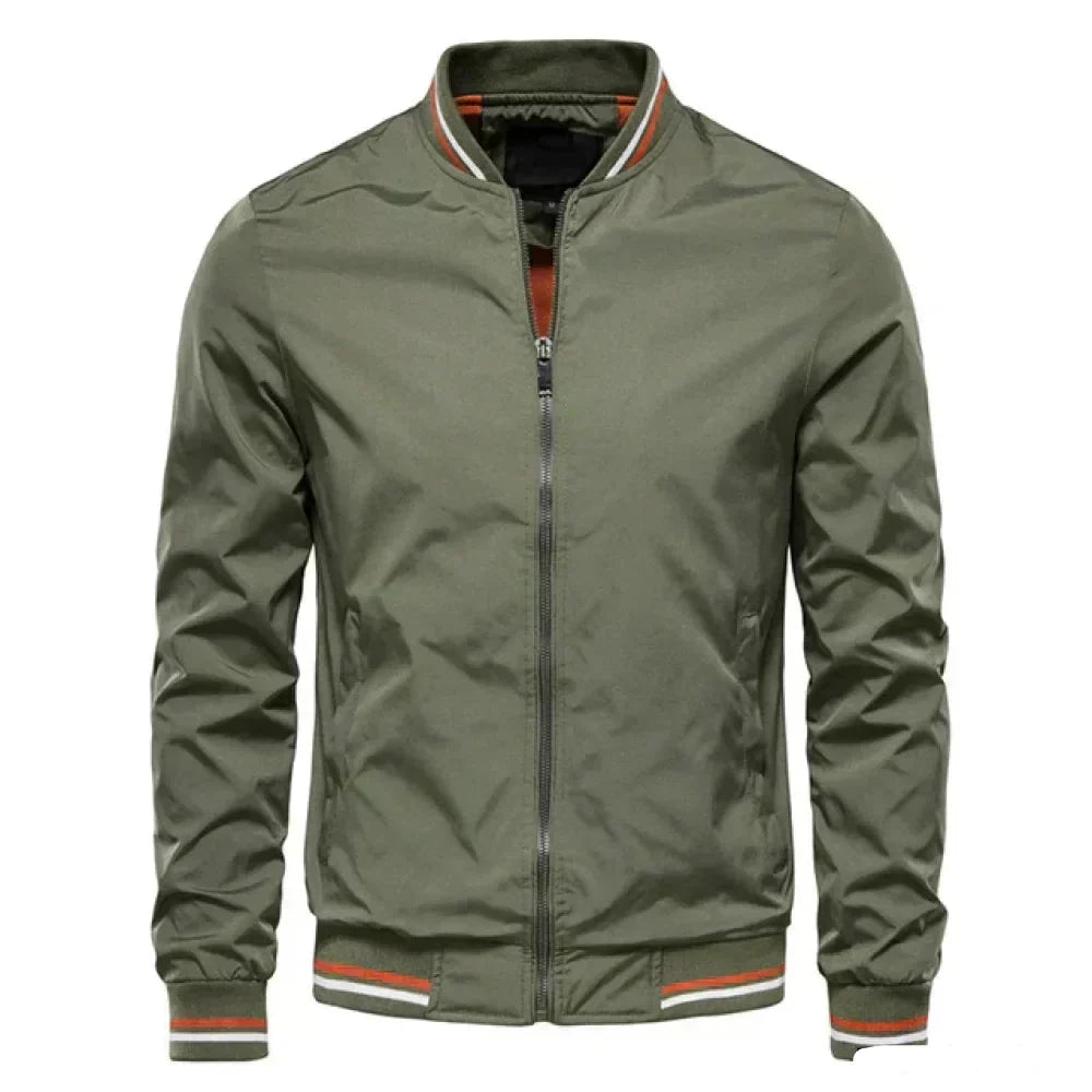 Men's Bomber Jacket | Lightweight & Zip Closure | Casual & Evening Wear | Voxeya 2