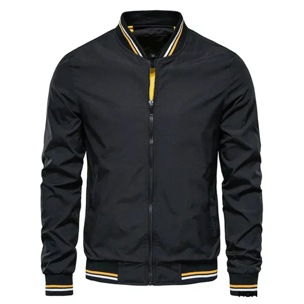 Men's Bomber Jacket | Lightweight & Zip Closure | Casual & Evening Wear | Voxeya 3