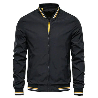 Men's Bomber Jacket | Lightweight & Zip Closure | Casual & Evening Wear | Voxeya 3