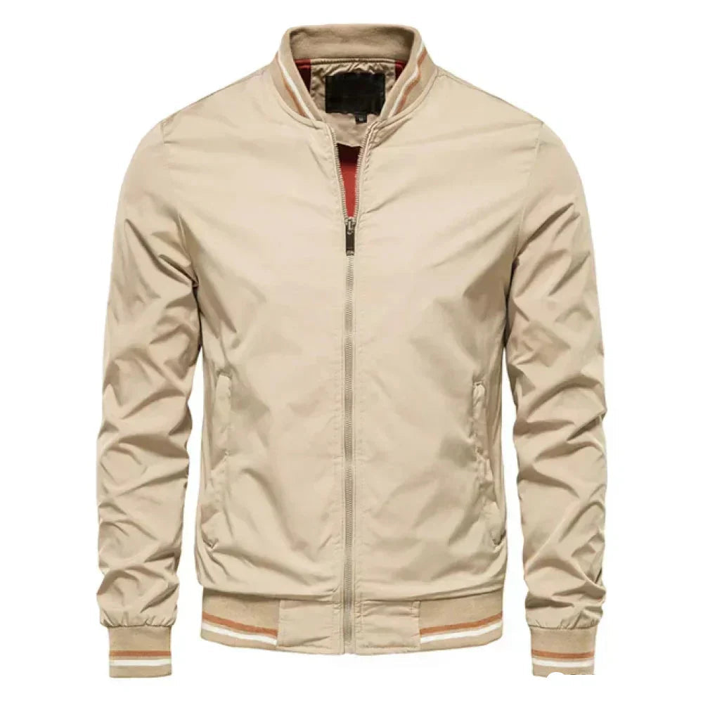 Men's Bomber Jacket | Lightweight & Zip Closure | Casual & Evening Wear | Voxeya 4