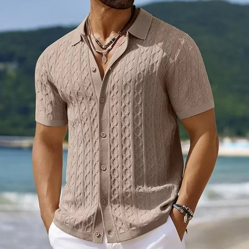 Men's Breathable Knitted Polo Shirt | Stylish Business Casual Essential 2