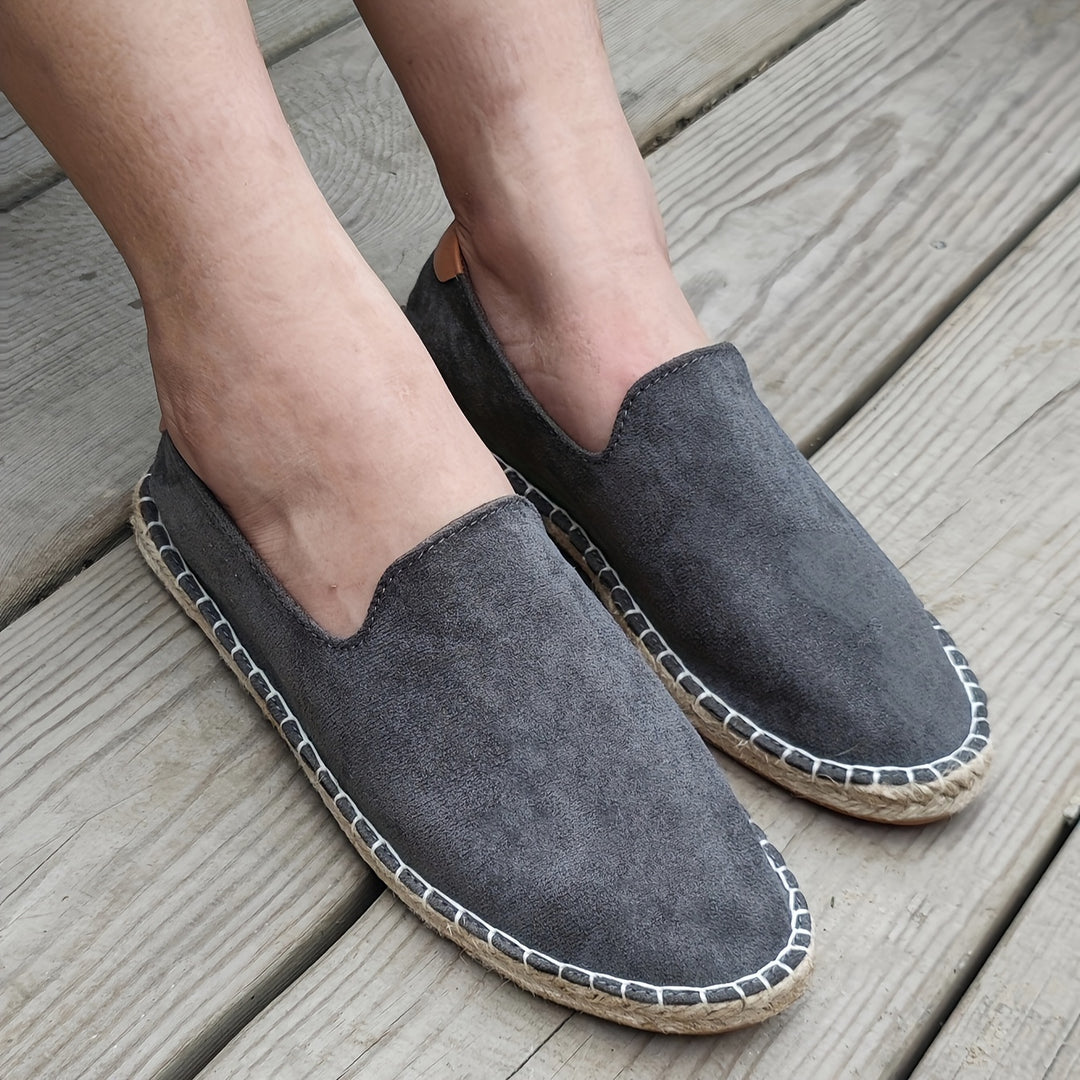 Men’s Canvas Slip On Espadrille Summer Loafers 1