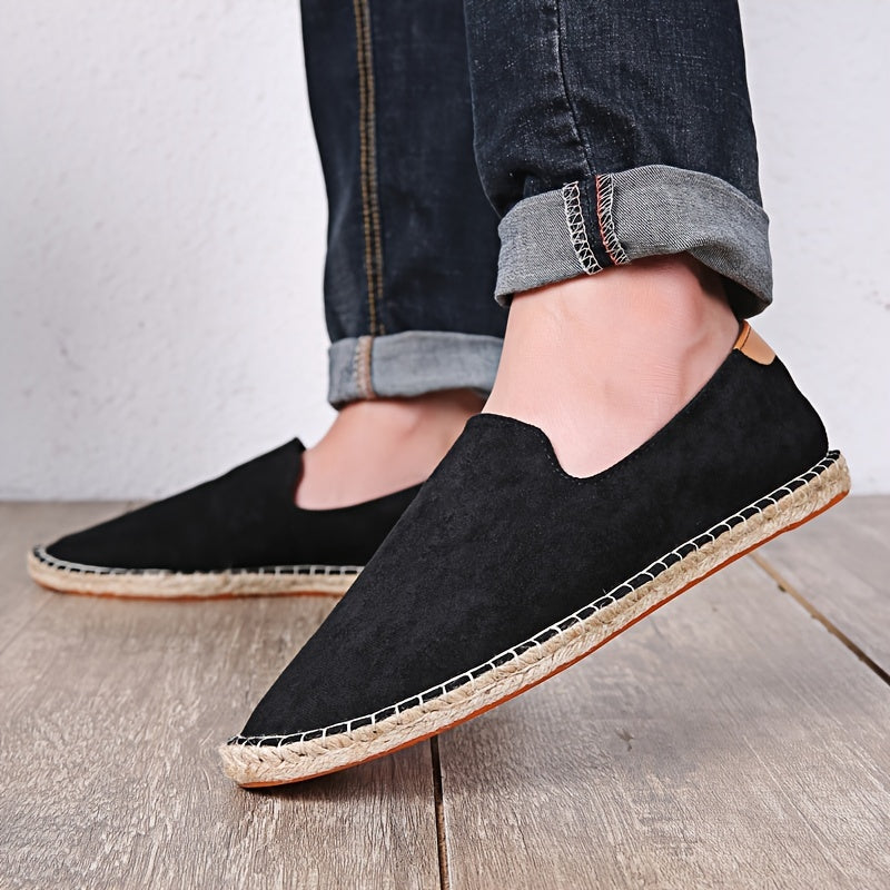 Men’s Canvas Slip On Espadrille Summer Loafers 4