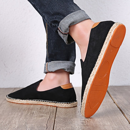 Men’s Canvas Slip On Espadrille Summer Loafers 5