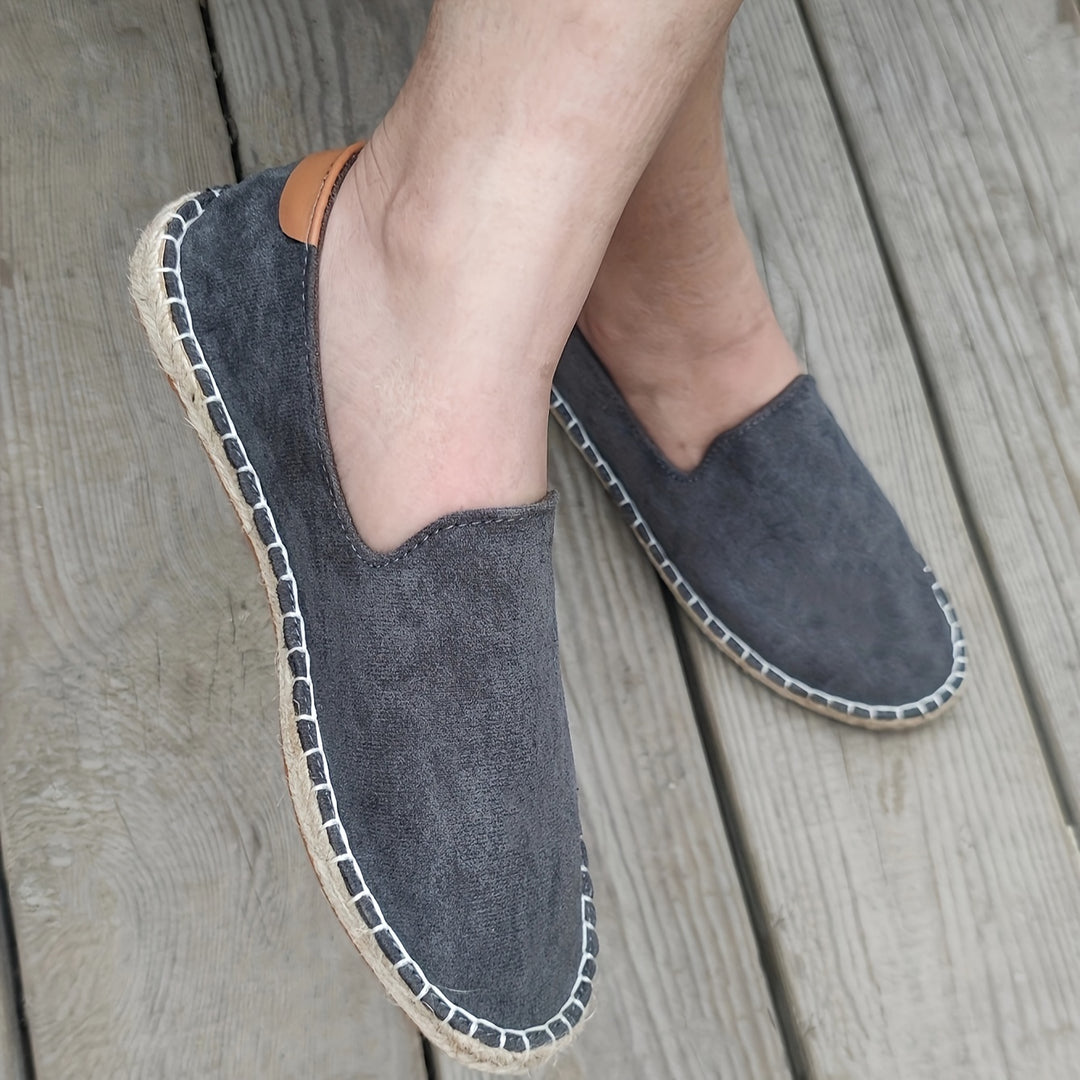 Men’s Canvas Slip On Espadrille Summer Loafers 6