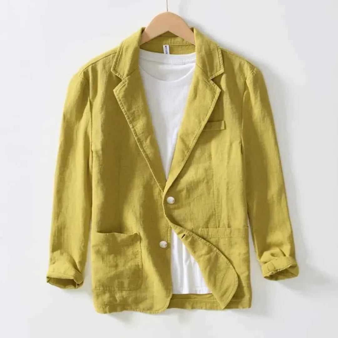 Men's Casual Linen Blazer 2