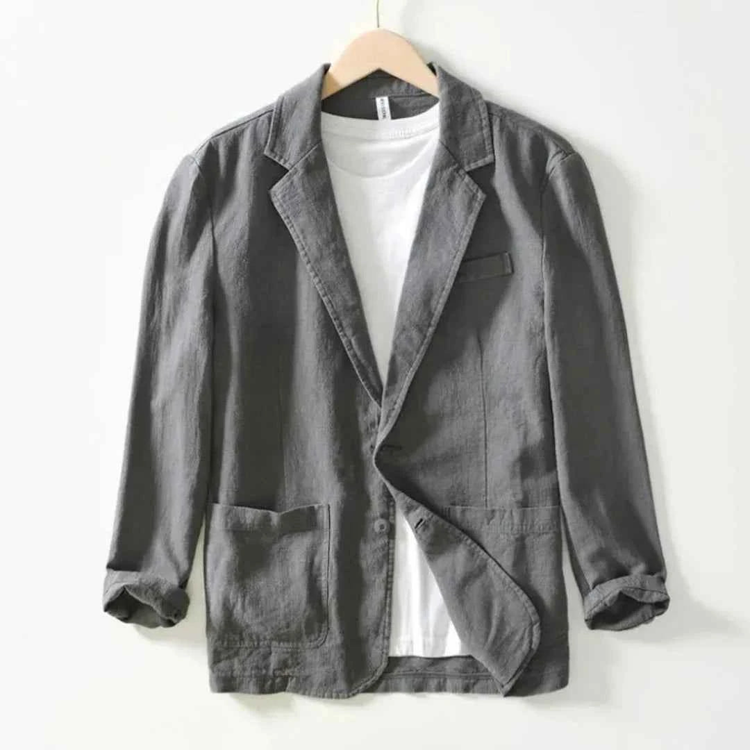 Men's Casual Linen Blazer 6