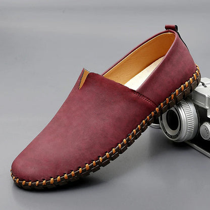Men’s Classic Leather Loafers Comfortable Everyday Smart Casual Shoes 2