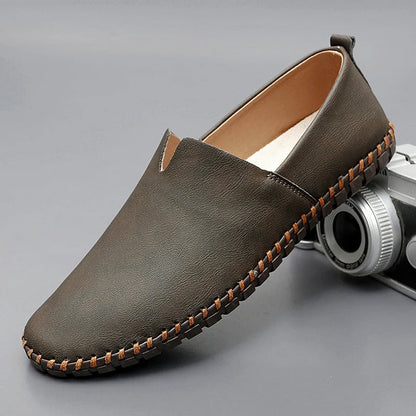 Men’s Classic Leather Loafers Comfortable Everyday Smart Casual Shoes 4