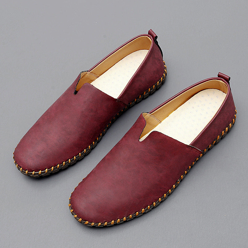 Men’s Classic Leather Loafers Comfortable Everyday Smart Casual Shoes 7