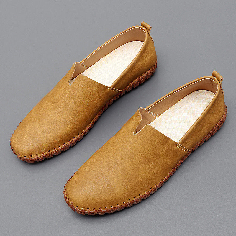 Men’s Classic Leather Loafers Comfortable Everyday Smart Casual Shoes 8