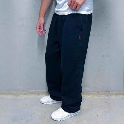 Men's Classic Wool Sweatpants with Side Pockets 0