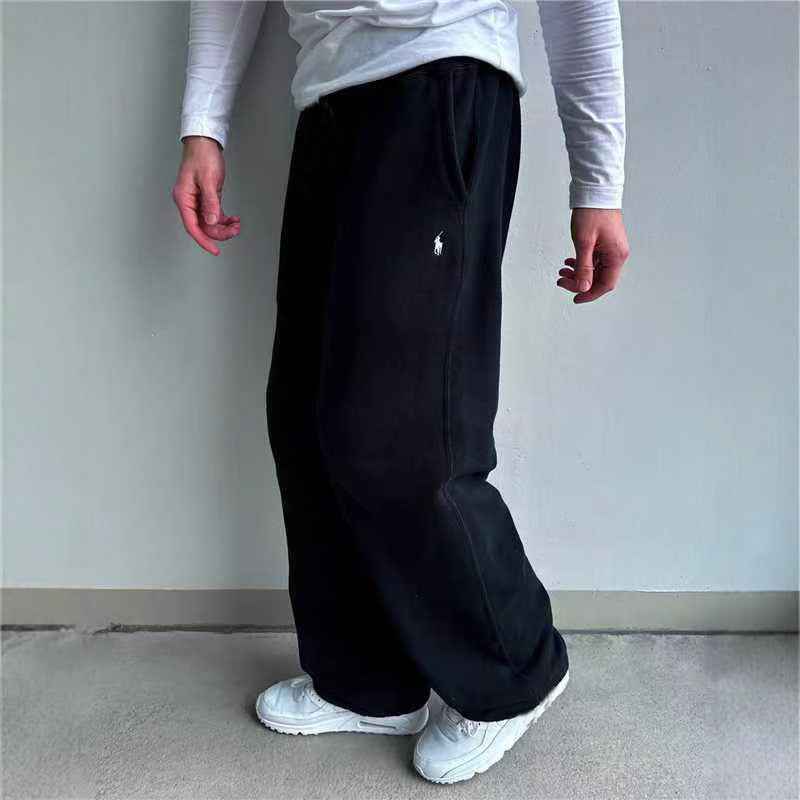 Men's Classic Wool Sweatpants with Side Pockets 1