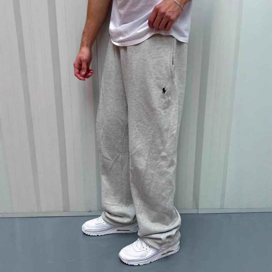 Men's Classic Wool Sweatpants with Side Pockets 2