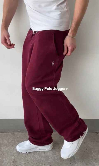 Men's Classic Wool Sweatpants with Side Pockets 4