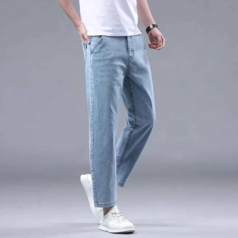 Men's Cropped Denim Jeans 2