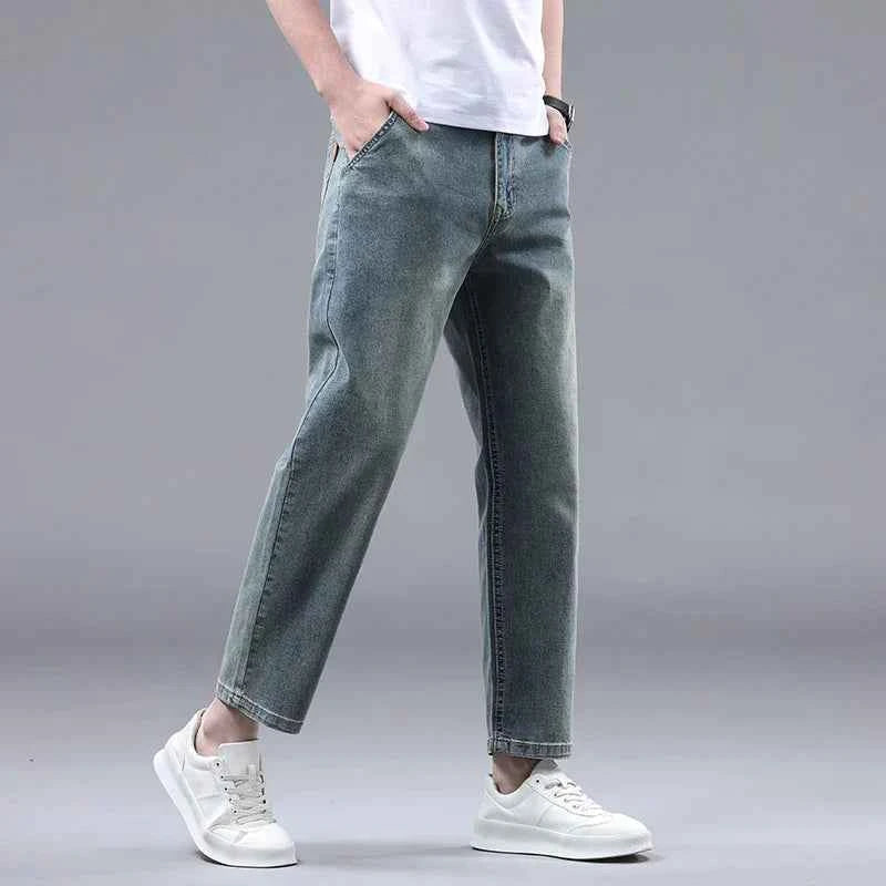 Men's Cropped Denim Jeans 3