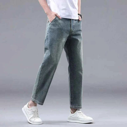 Men's Cropped Denim Jeans 3