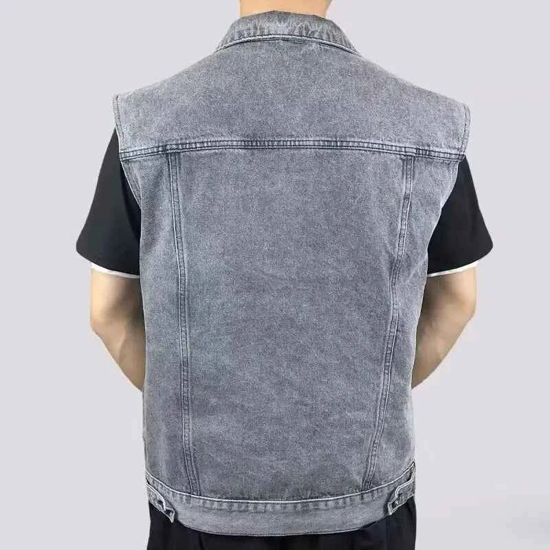 Men's Denim Vest - Stylish and Versatile Outerwear 6