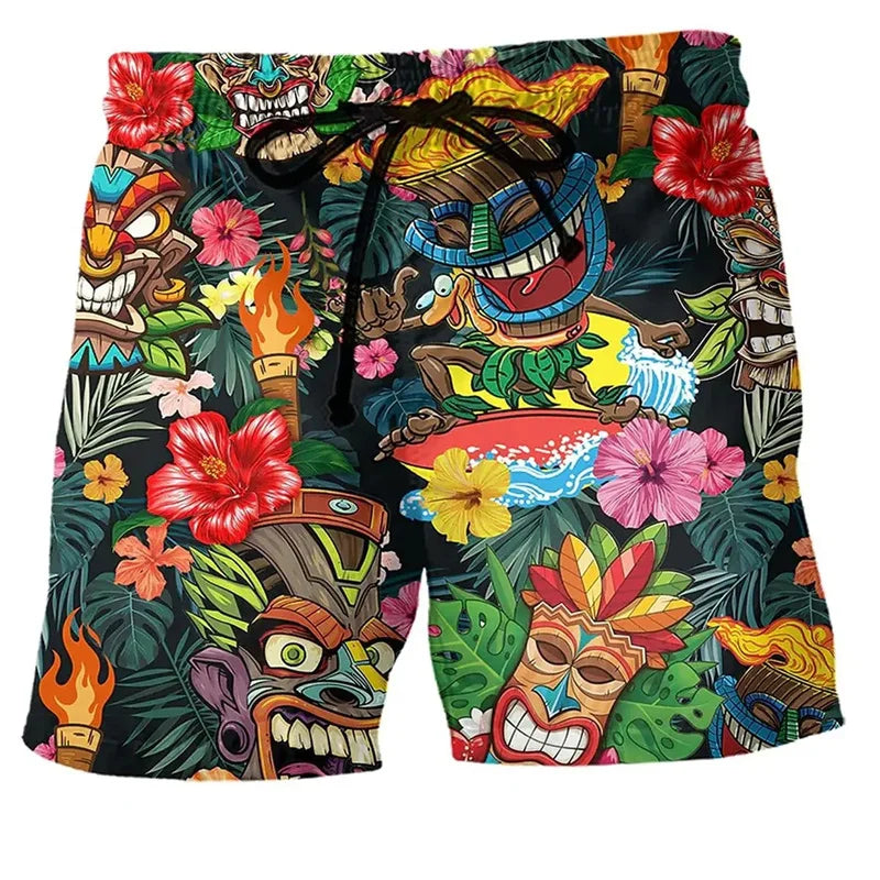 Men's Swim Shorts | Quick-Dry Bold Print