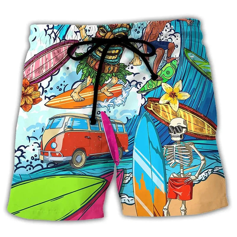 Men's Swim Shorts | Quick-Dry Bold Print