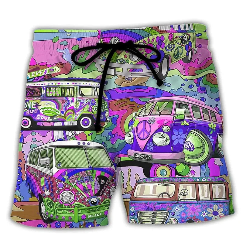 Men's Swim Shorts | Quick-Dry Bold Print