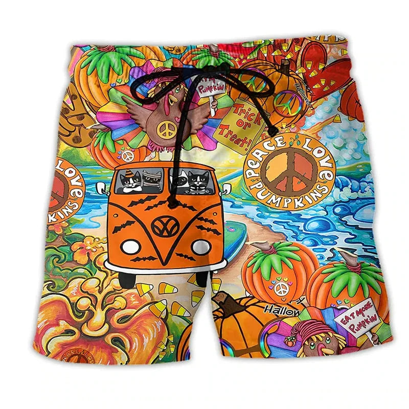 Men's Swim Shorts | Quick-Dry Bold Print