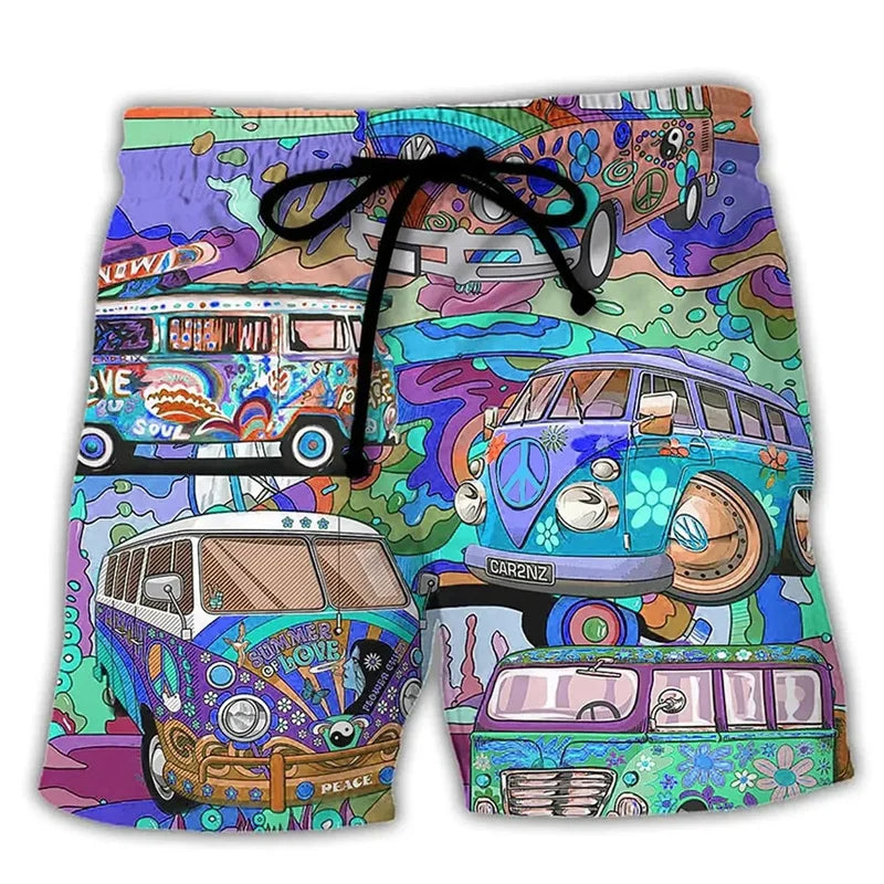 Men's Swim Shorts | Quick-Dry Bold Print