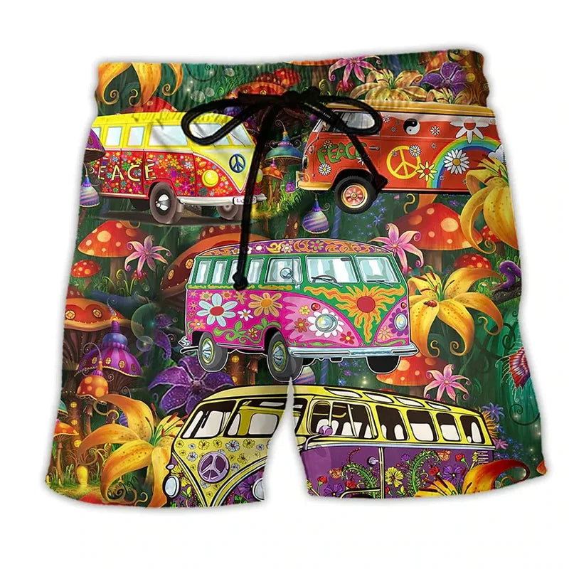 Men's Swim Shorts | Quick-Dry Bold Print