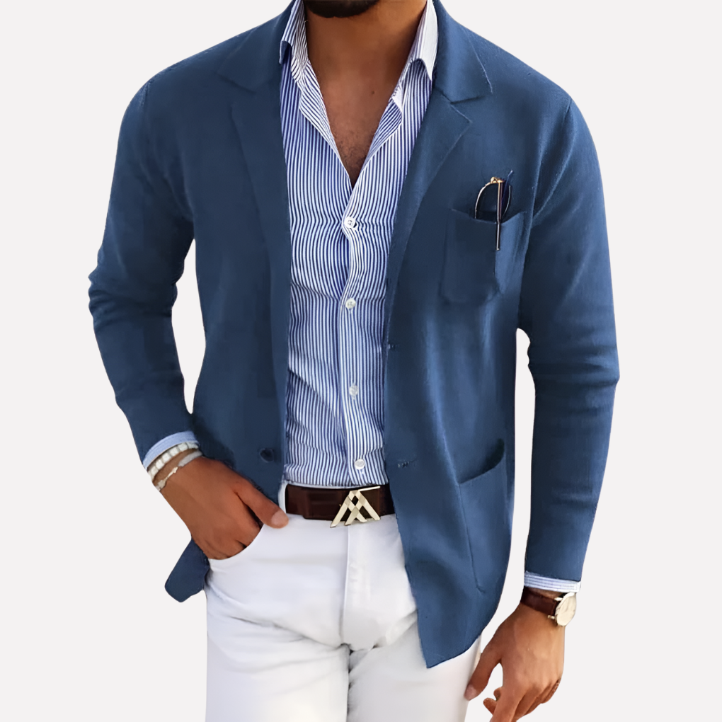 Men’s Knit Blazer 0