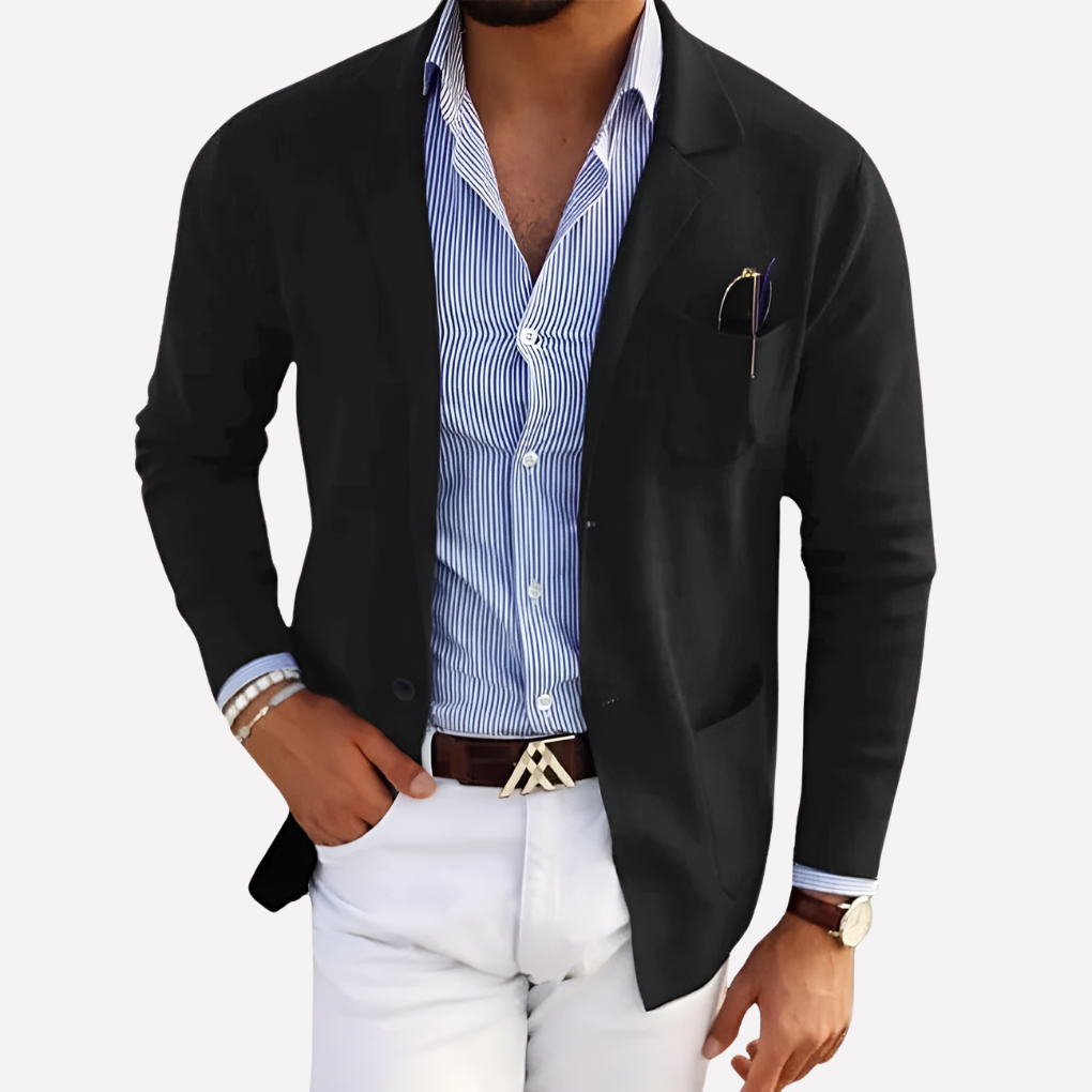 Men’s Knit Blazer 2