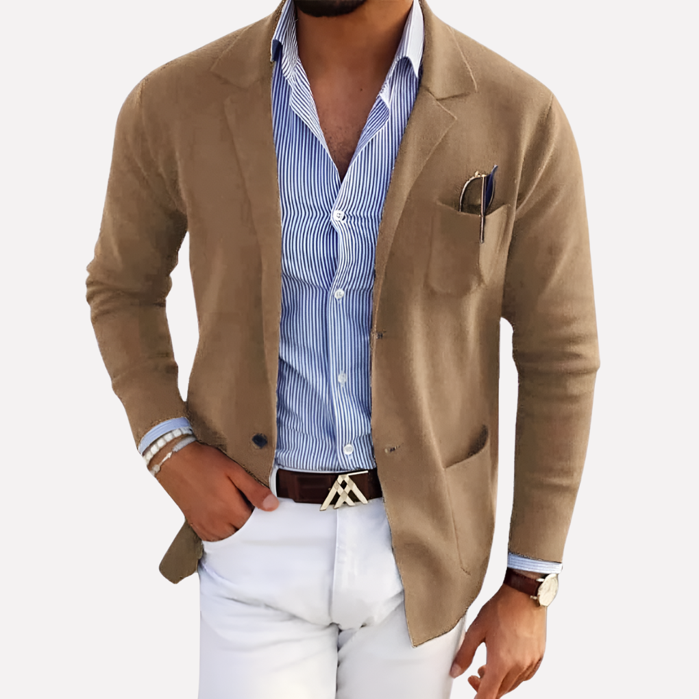 Men’s Knit Blazer 3