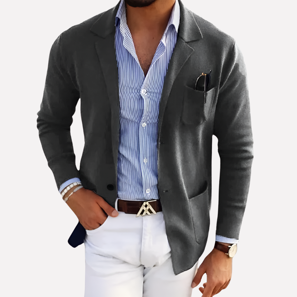 Men’s Knit Blazer 5
