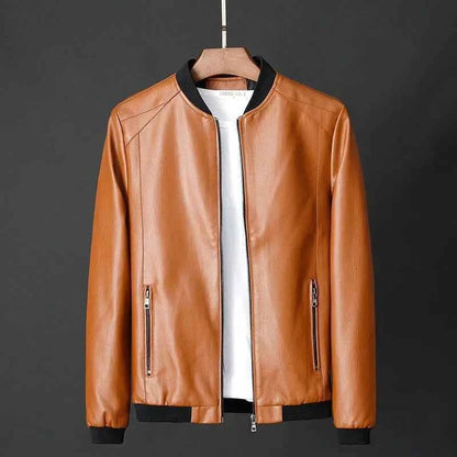 Men's Leather Coat - Stylish and Durable Outerwear 4