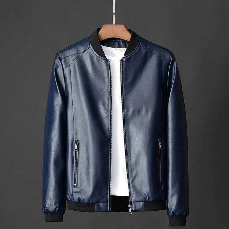 Men's Leather Coat - Stylish and Durable Outerwear 5