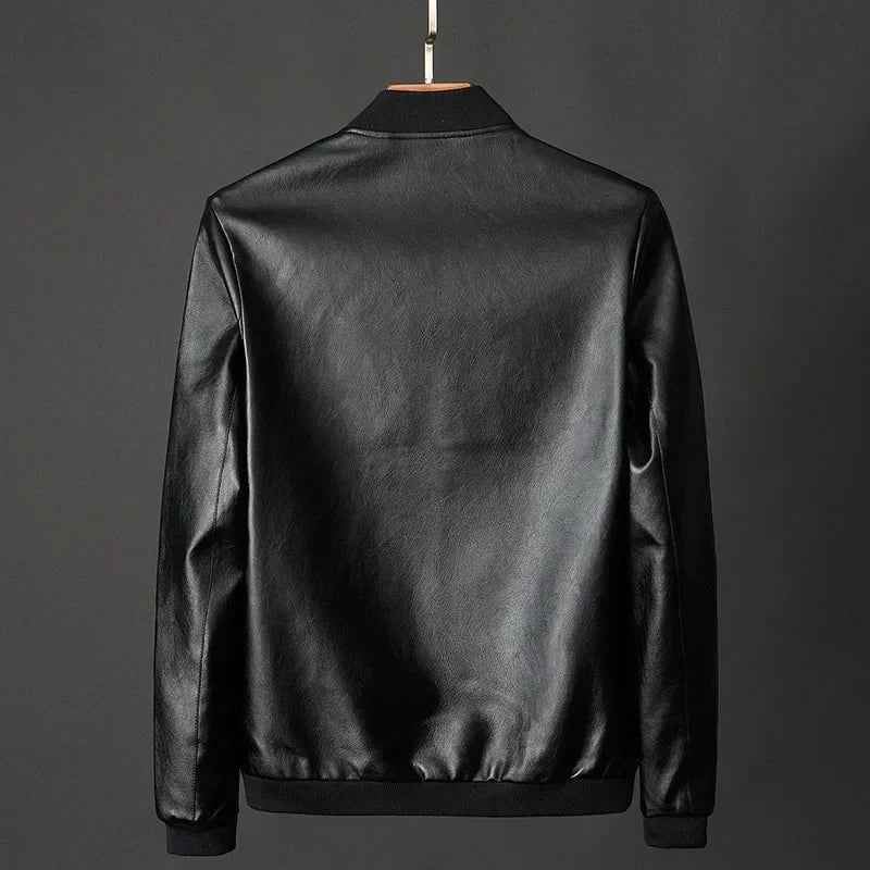 Men's Leather Coat - Stylish and Durable Outerwear 6