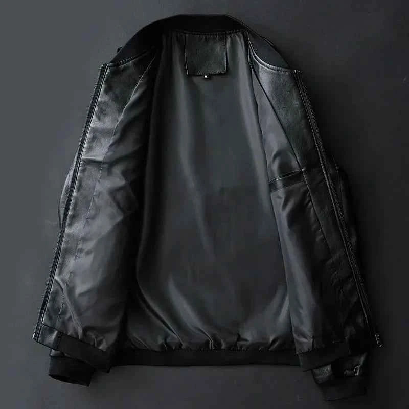 Men's Leather Coat - Stylish and Durable Outerwear 7